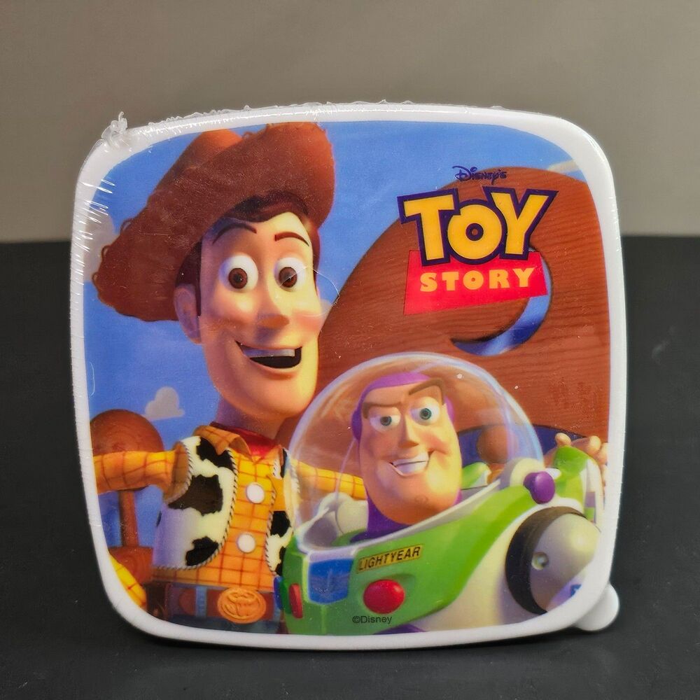 NOS Toy Story Sandwich Container Vintage 1990s New Sealed All-Purpose Container